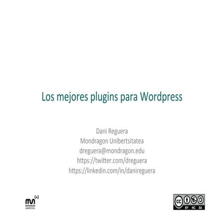 Los mejores plugins para Wordpress