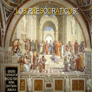 Los PresocráTicos