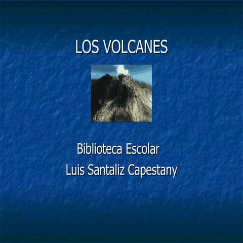 Los Volcanes Webquest