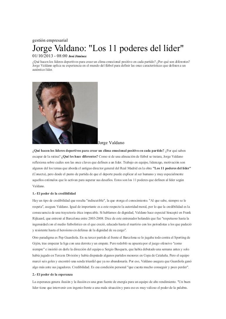 Los 11 Poderes Del Lider