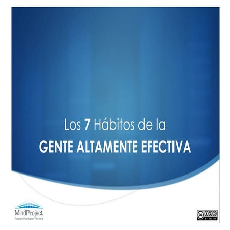 Los 7 habitos de la gente altamente efectiva