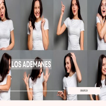 Diapositivas sobre el lenguaje corporal: los ademanes | PDF