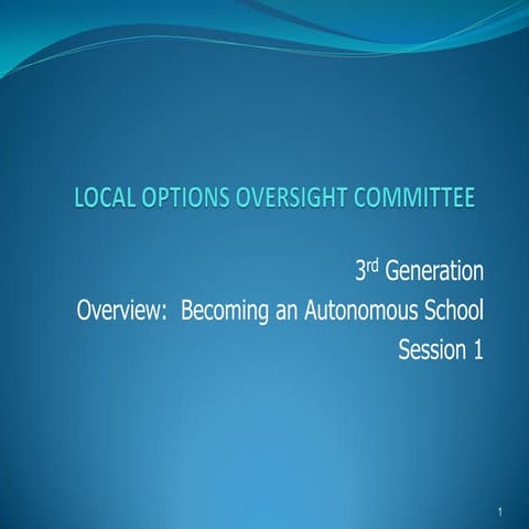 Los Angeles Autonomy Framework