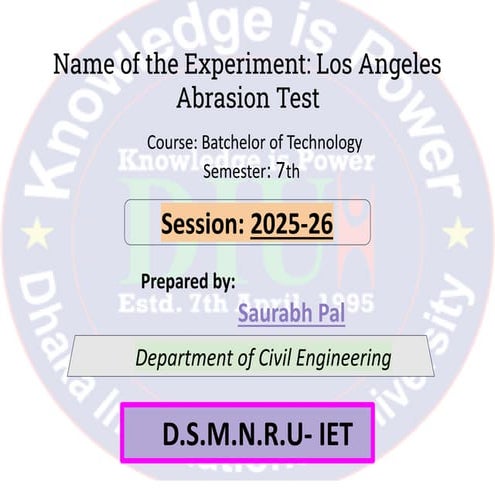 Los Angeles Abrasion Test.pptx
