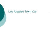 Los angeles town car