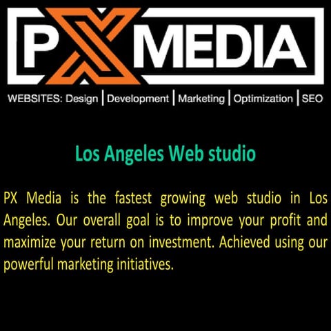 Los Angeles Web studio | PPT