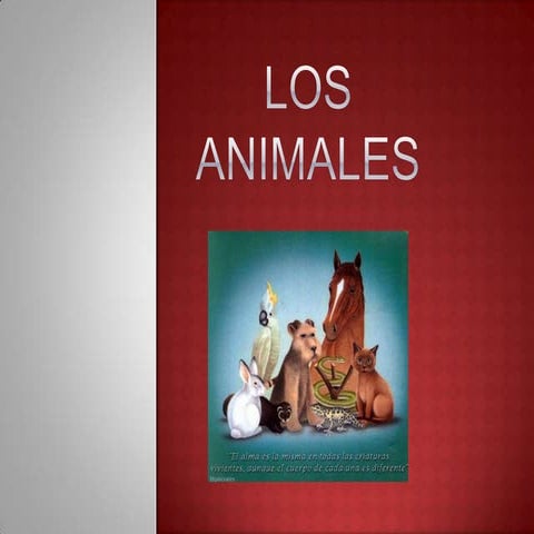 Los animales