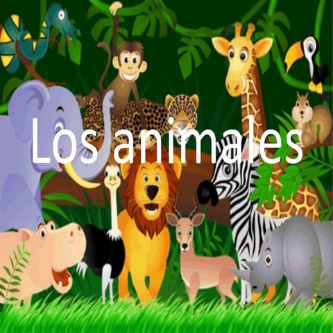 Los animales. Educación Infantil.
