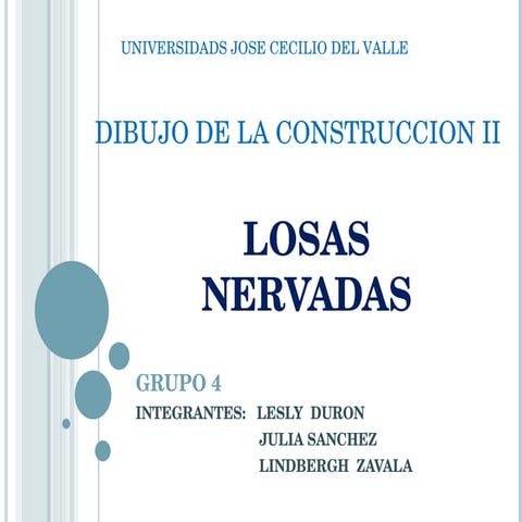 Losas Nervadas