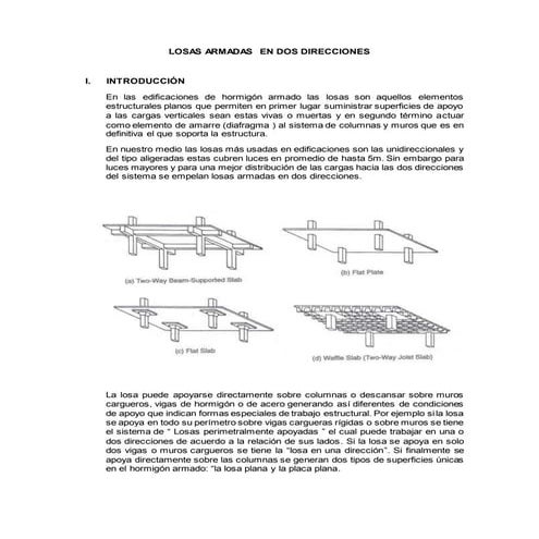 Losas de 2 direcciones