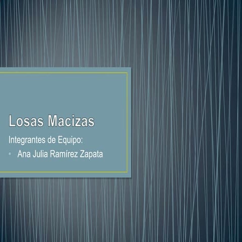 Losas macizas