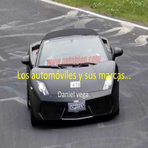 Los automóviles y sus marcas