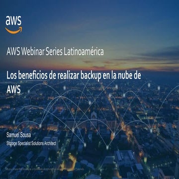 Los beneficios de realizar backup en la nube de AWS | PPTX