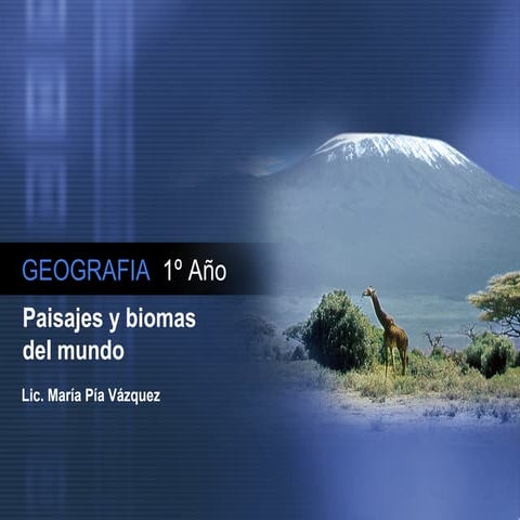 Los Biomas del Mundo | PDF