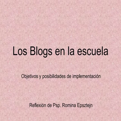 Para que un blog