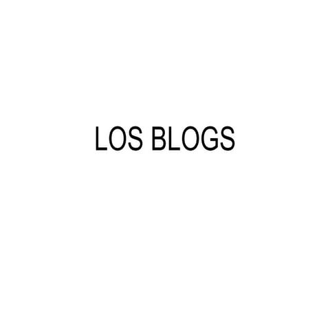 Los blogs