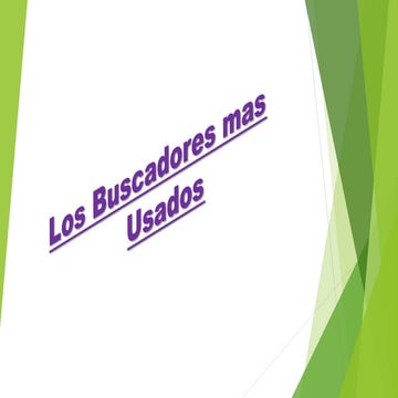 Los buscadores mas usados