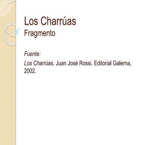 Los charrúas