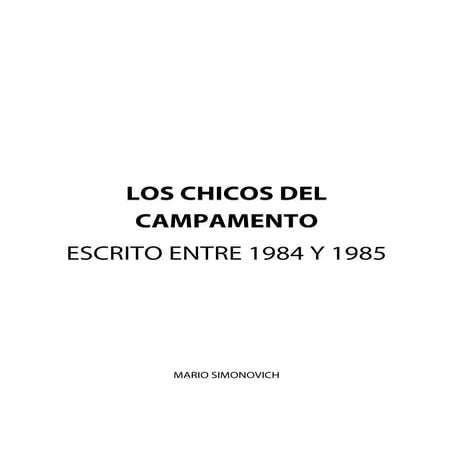 Los chicos del campamento 