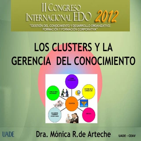 Los clusters y la gerencia del conocimiento. Mónica R. de Arteche