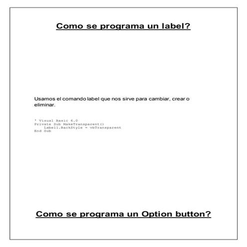Códigos de Visual Basic | DOCX