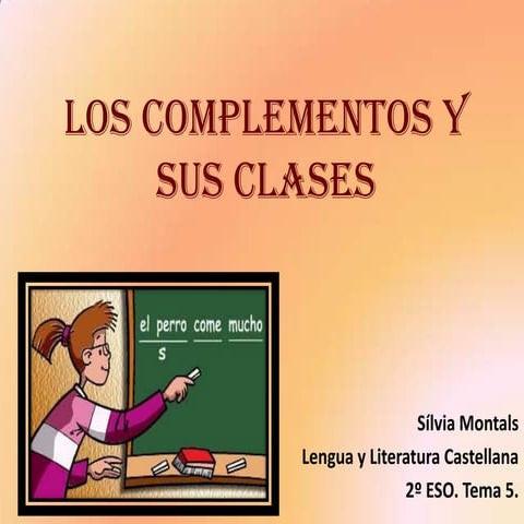 Los complementos | PPTX