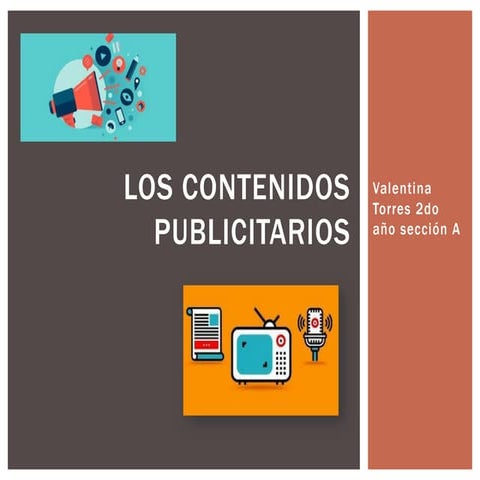 Los contenidos publicitarios