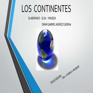 Los  continentes