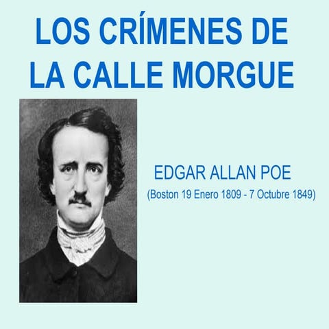 Los crímenes de la calle morgue