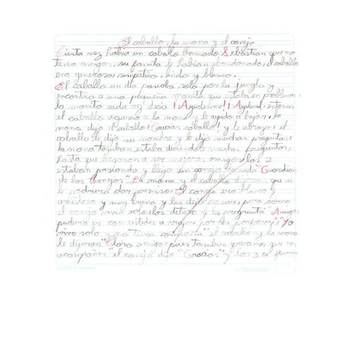 LOS CUENTOS DE MI ALUMNA NICOL 09 años