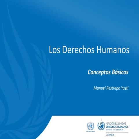 Derechos Humanos, conceptos básicos | PPTX