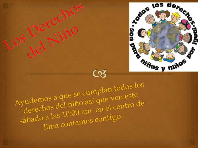 Los derechos del niño