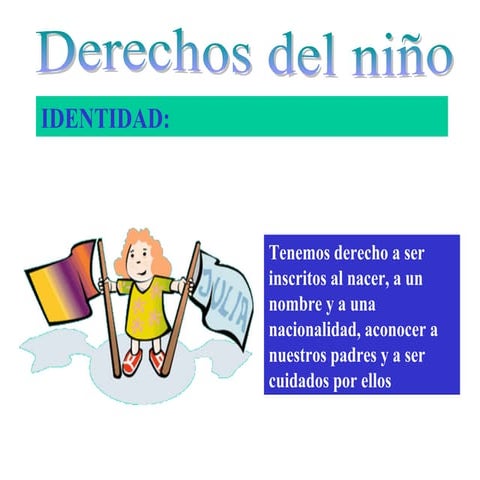 Los derechos del niño