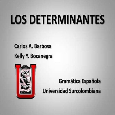 Los determinantes   copia