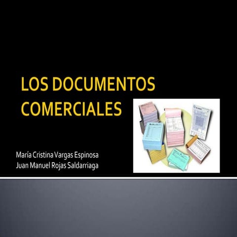 Los documentos comerciales