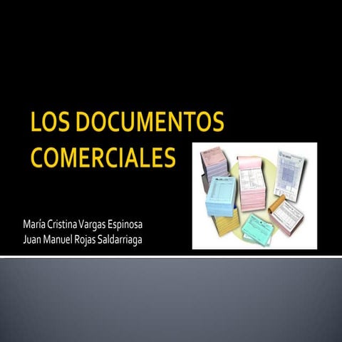 Los documentos comerciales