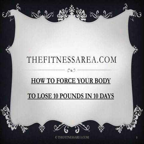 Weight loss ppt prepared by GM Motors | PPTX