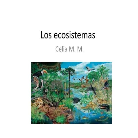 Los ecosistemas power point | PPTX