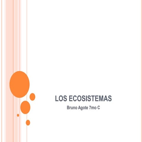 Los ecosistemas bruno_agote