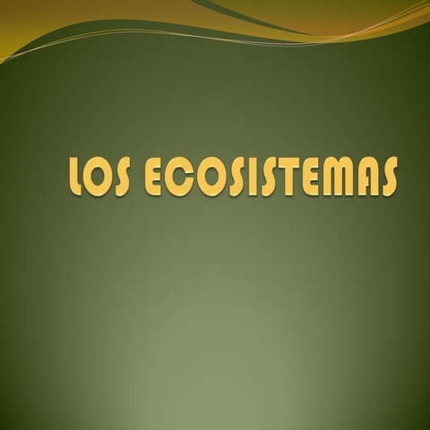 Los ecosistemas t.4