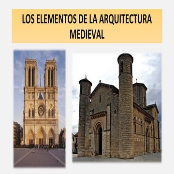 Los elementos de la arquitectura medieval