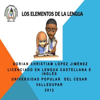 Los elementos de la lengua