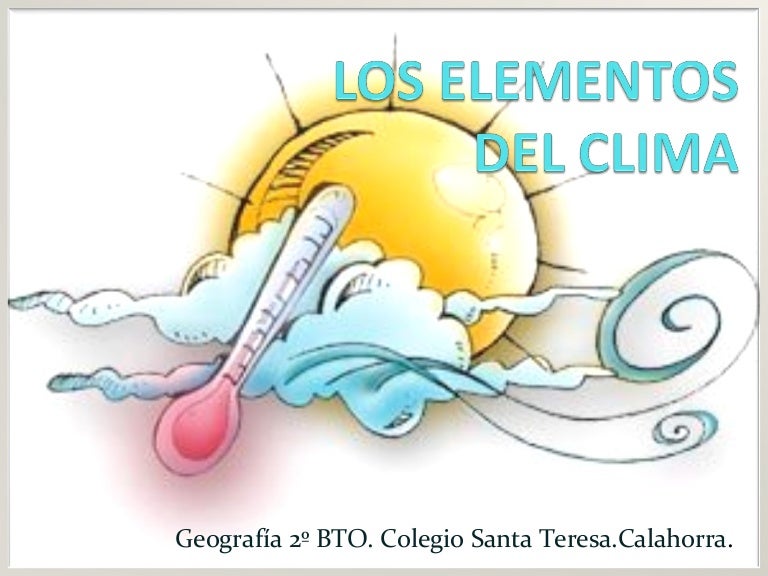 Los elementos del clima