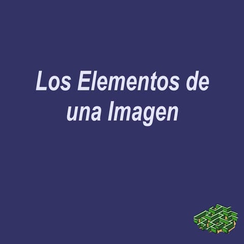 Los elementos de una imagen