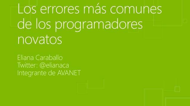 Los errores más comunes de los programadores novatos