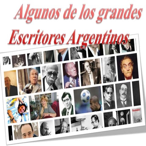 Los escritores argentinos amela.ppt final