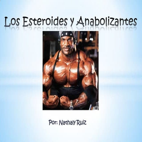 Esteroides y anabolizantes