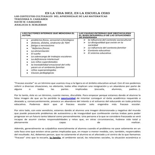 Los factores internos que menciona el autor