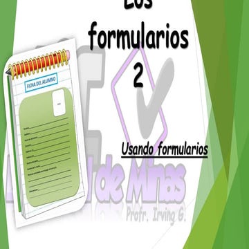 Los formularios 2 | PDF