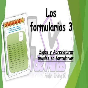 Los formularios 3 | PDF